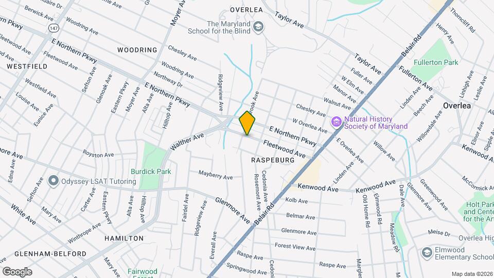 3807 Fleetwood Ave Map and Location Details