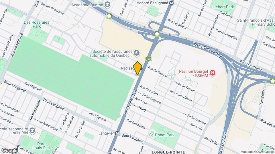 7127 Sherbrooke Rue E Map and Location Details