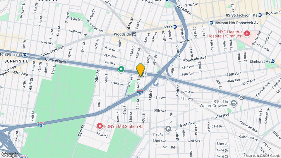 44-15 64th St Map and Location Details