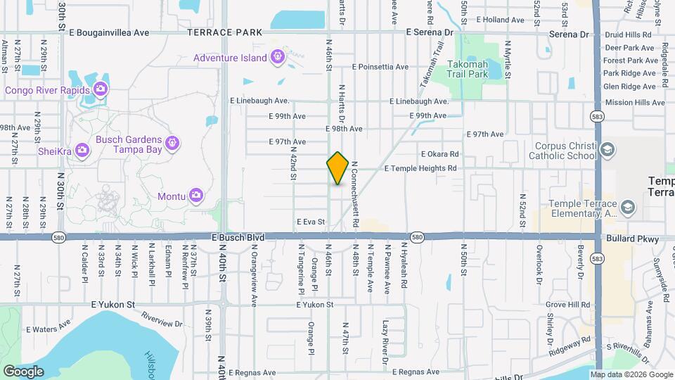 9406 N Hartts Dr Map and Location Details