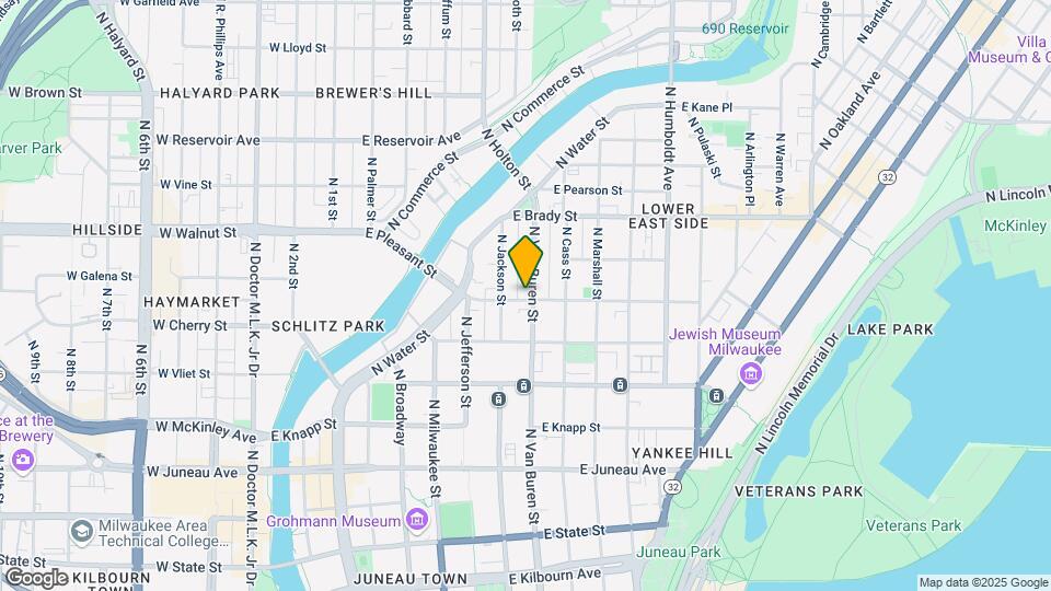 1603 N Van Buren St Map and Location Details