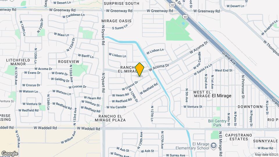 12814 W Crocus Dr Map and Location Details