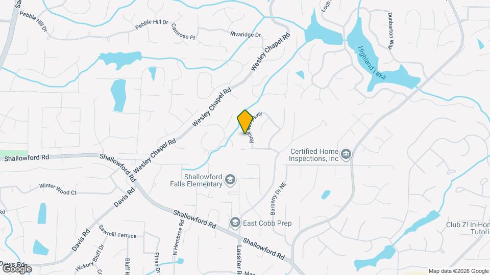 3895 Rock Mill Pkwy Map and Location Details