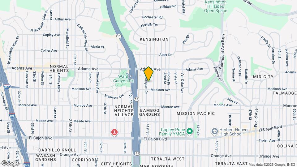 4623 Kensington Dr Map and Location Details