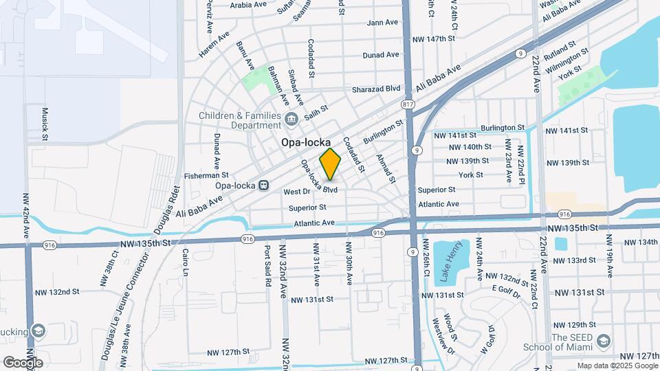 931 Opa-locka Blvd Map and Location Details