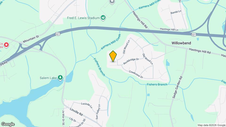 547 Rockbridge Dr Map and Location Details