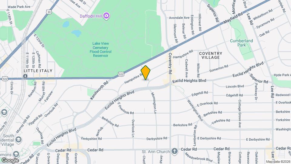 2707 Lancashire Rd Map and Location Details