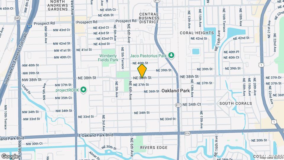 770 NE 38th St Map and Location Details