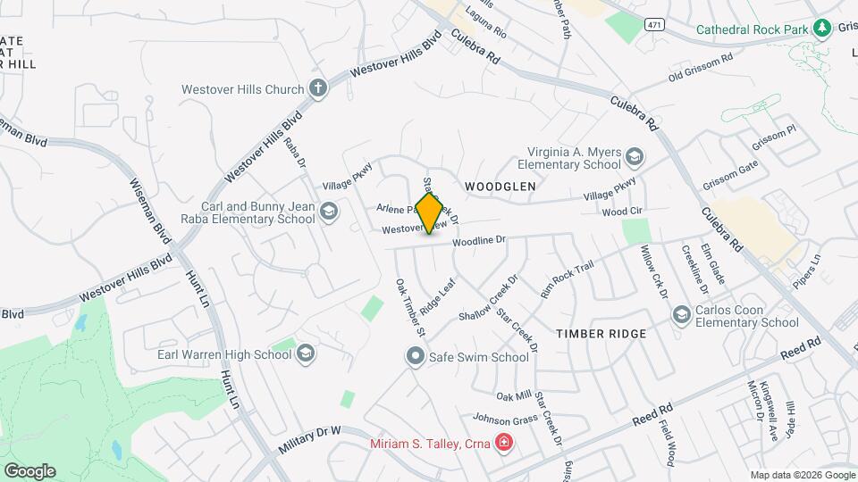 2611 Woodline St Mapa y Detalles de la Ubicación