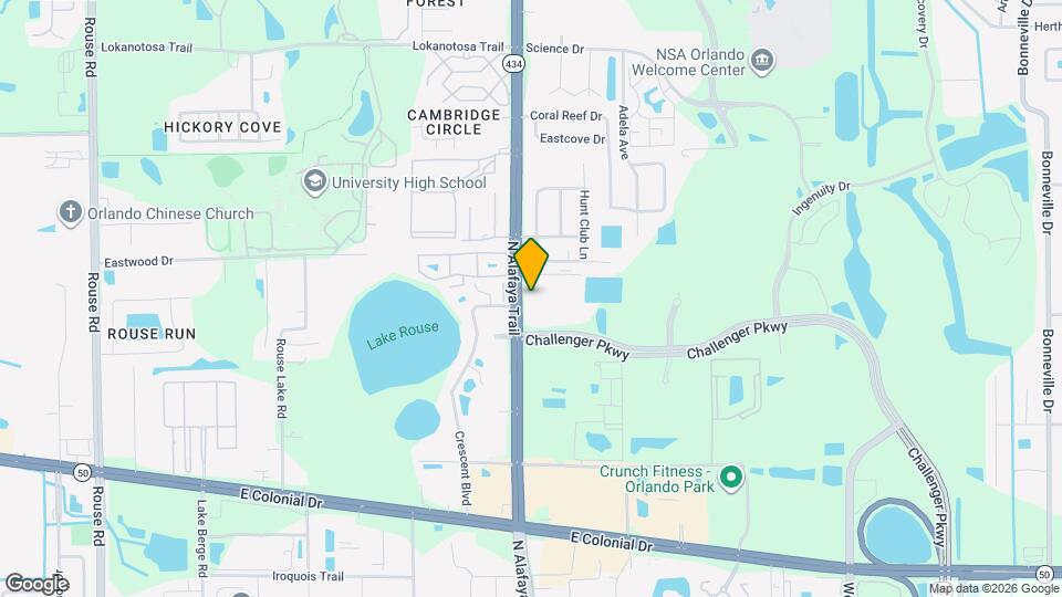 2505 N Alafaya Trail Map and Location Details