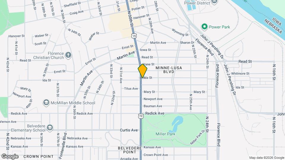 2889 Ida St Map and Location Details