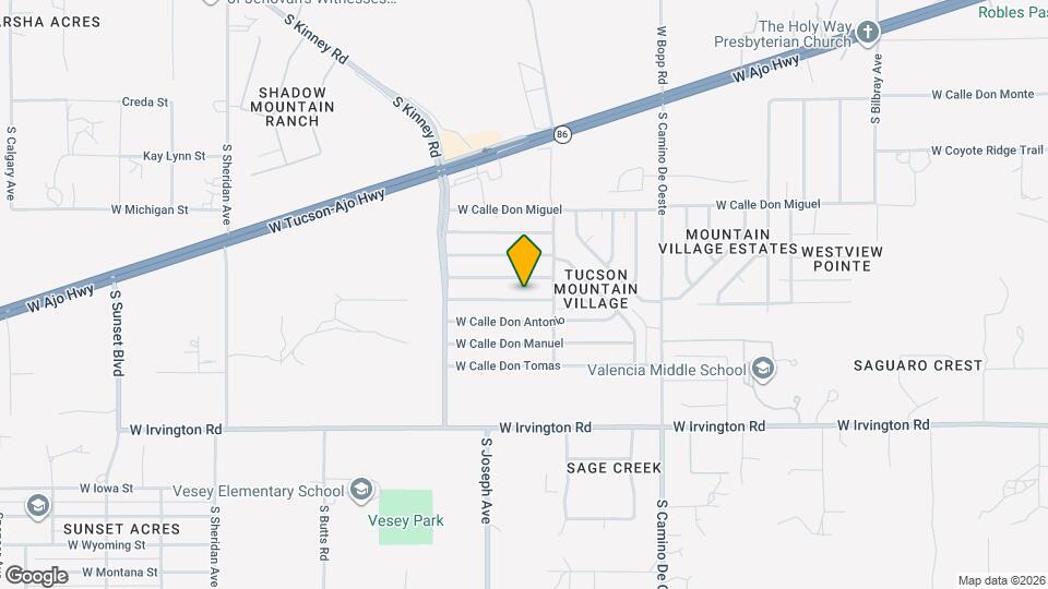 4848 W Calle Don Roberto Map and Location Details