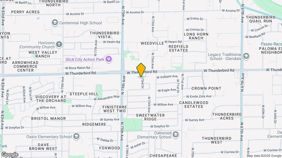 13668 N 73rd Dr Map and Location Details