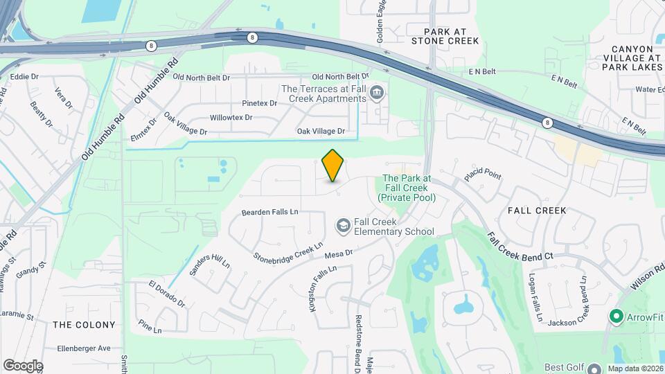 7531 Fall Creek Bend Ct Map and Location Details