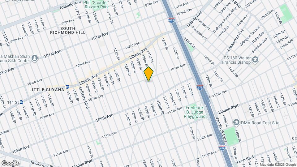107-11 129th St Mapa y Detalles de la Ubicación