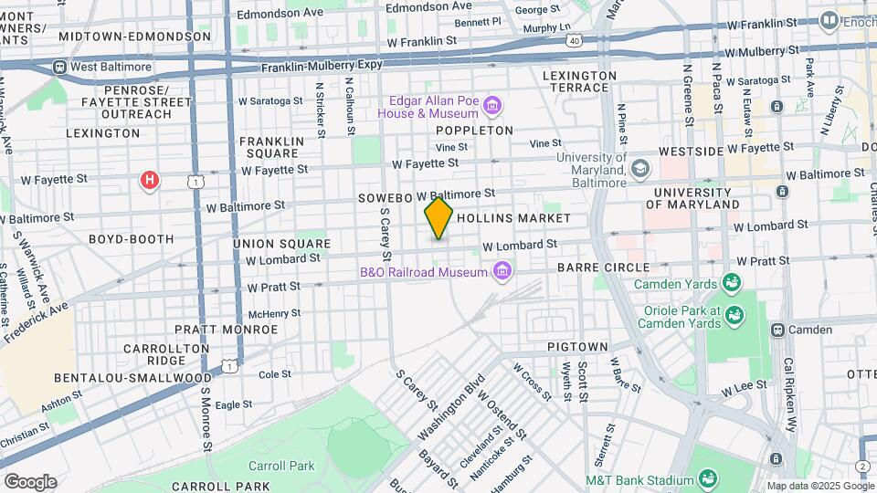 1110 W Lombard St Mapa y Detalles de la Ubicación