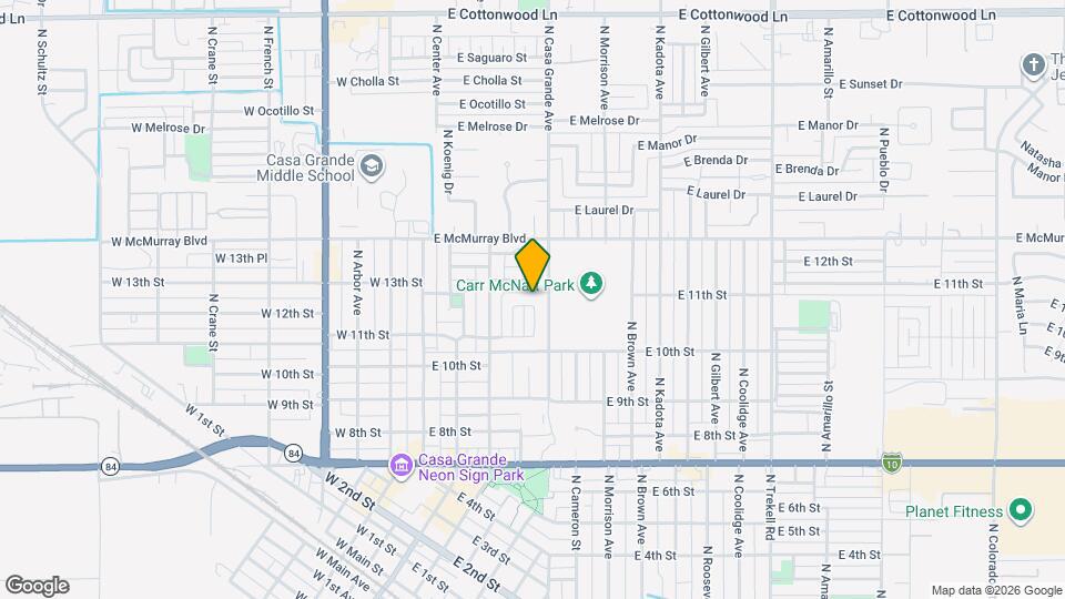 327 E Orange Dr Map and Location Details