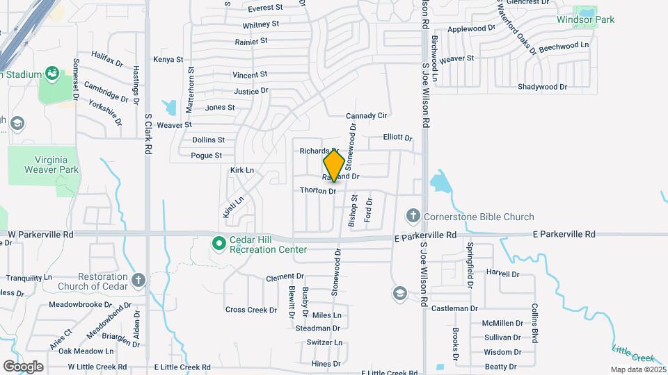 828 Thorton Dr Map and Location Details