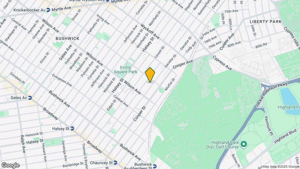 1293 Decatur St Map and Location Details