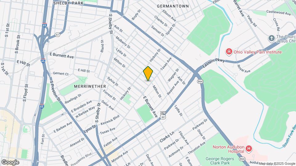 1135 Milton St Map and Location Details