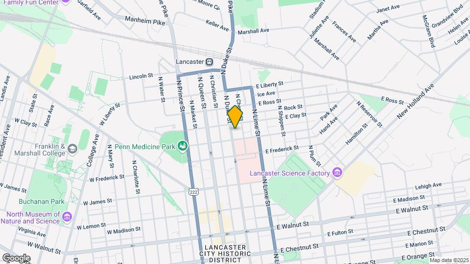 715 N Duke St Map and Location Details
