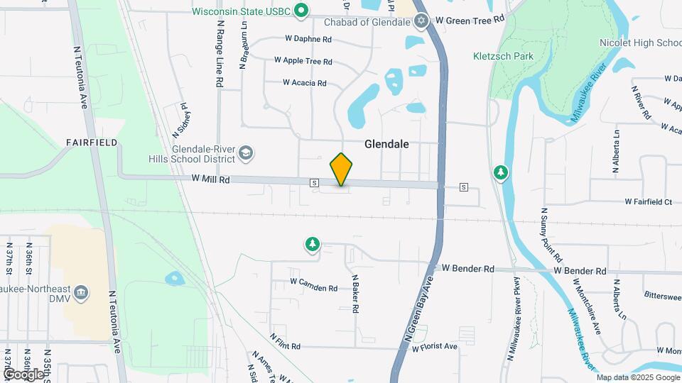 2155 W Mill Rd Map and Location Details