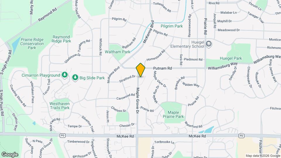 2905 Maple Grove Dr Mapa y Detalles de la Ubicación