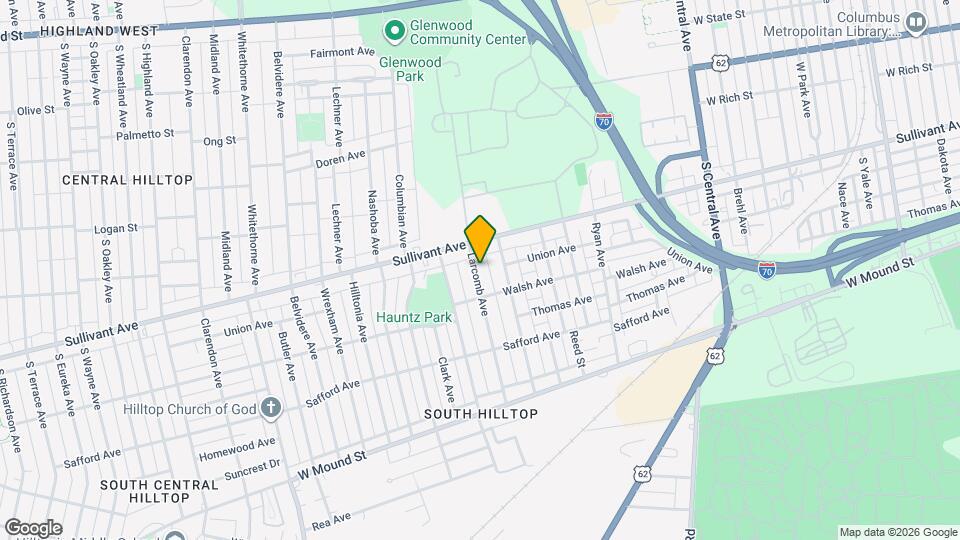 436 Larcomb Ave Mapa y Detalles de la Ubicación