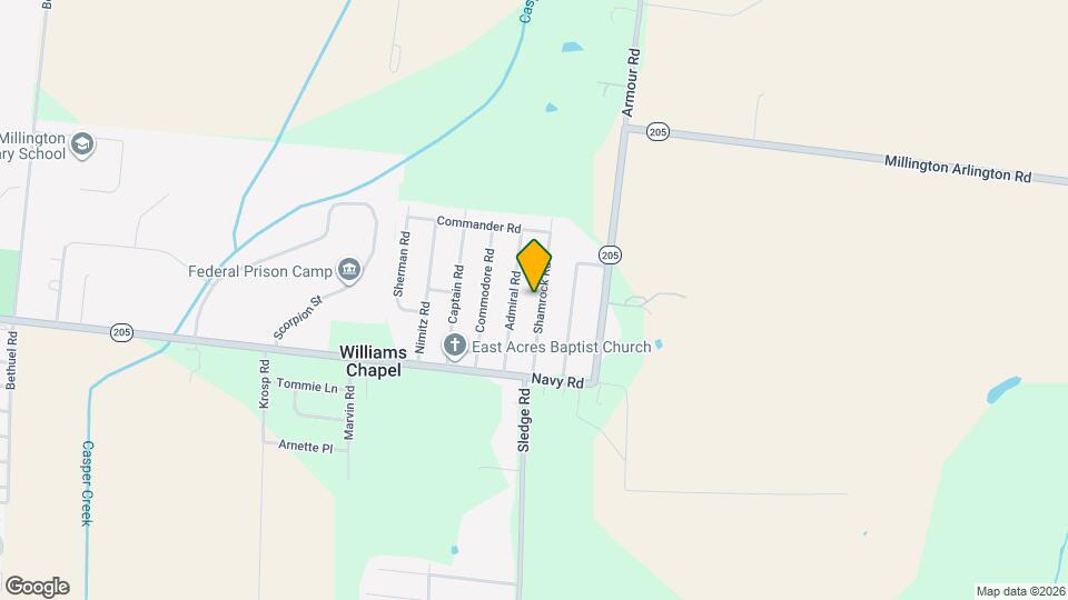 7785 Shamrock Rd Map and Location Details