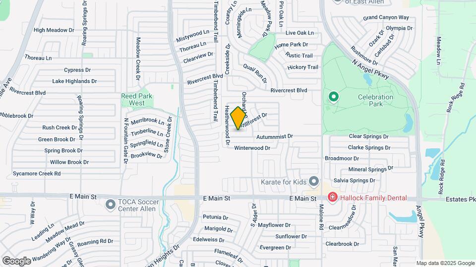 1407 Autumnmist Dr Map and Location Details