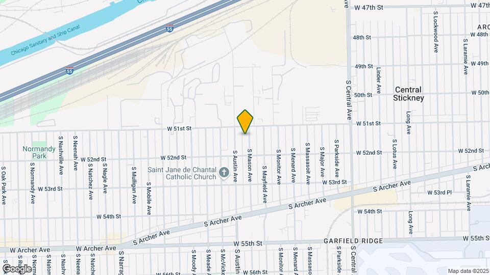 5120 S Mason Ave Map and Location Details