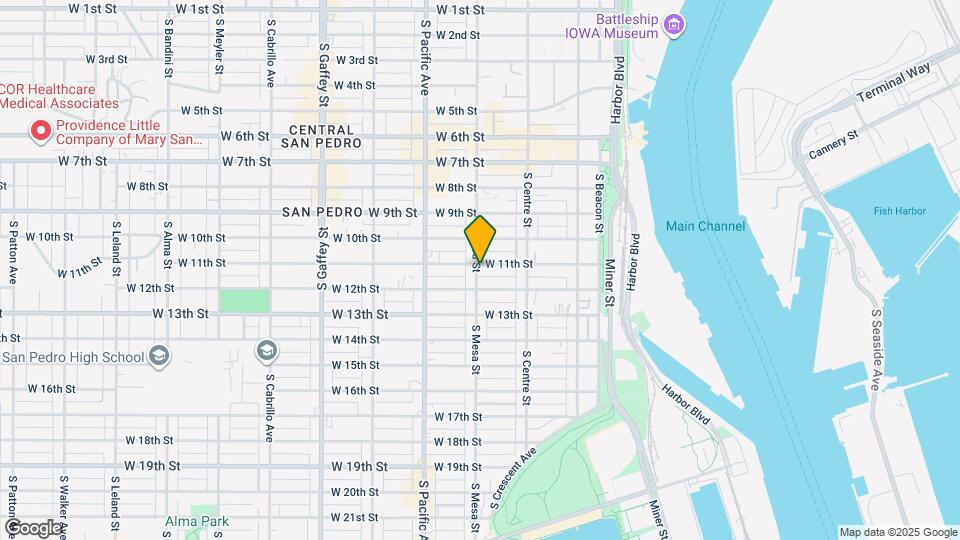 397 W 11th St Map and Location Details