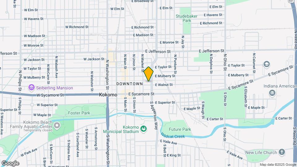 314 E Walnut St Map and Location Details