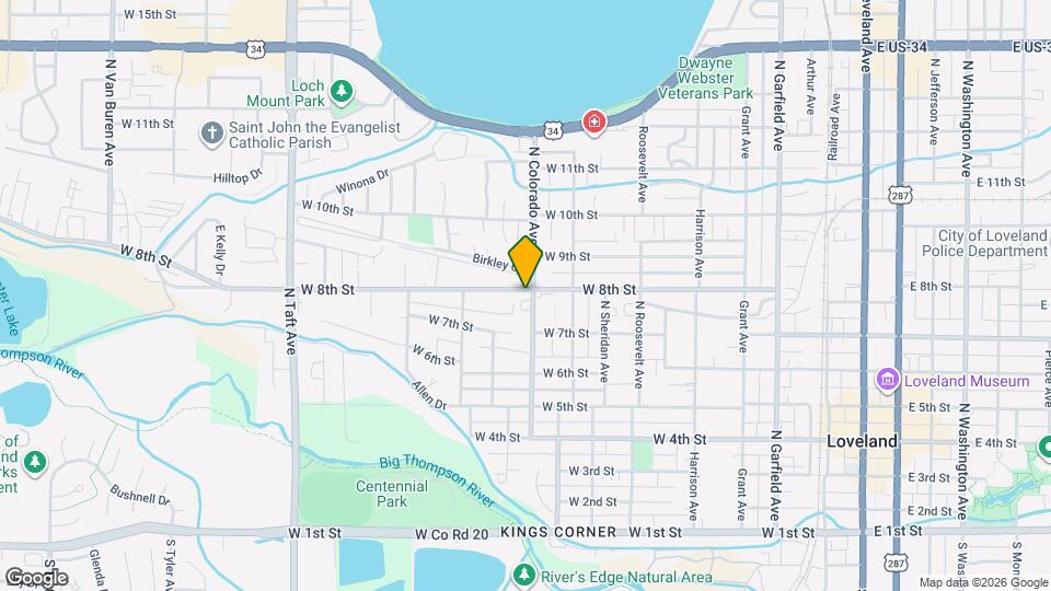 775 N Colorado Ave, Unit 1 Mapa y Detalles de la Ubicación