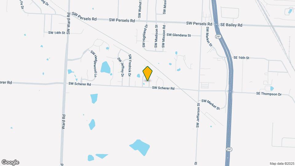 1640 SW Highland Dr Map and Location Details