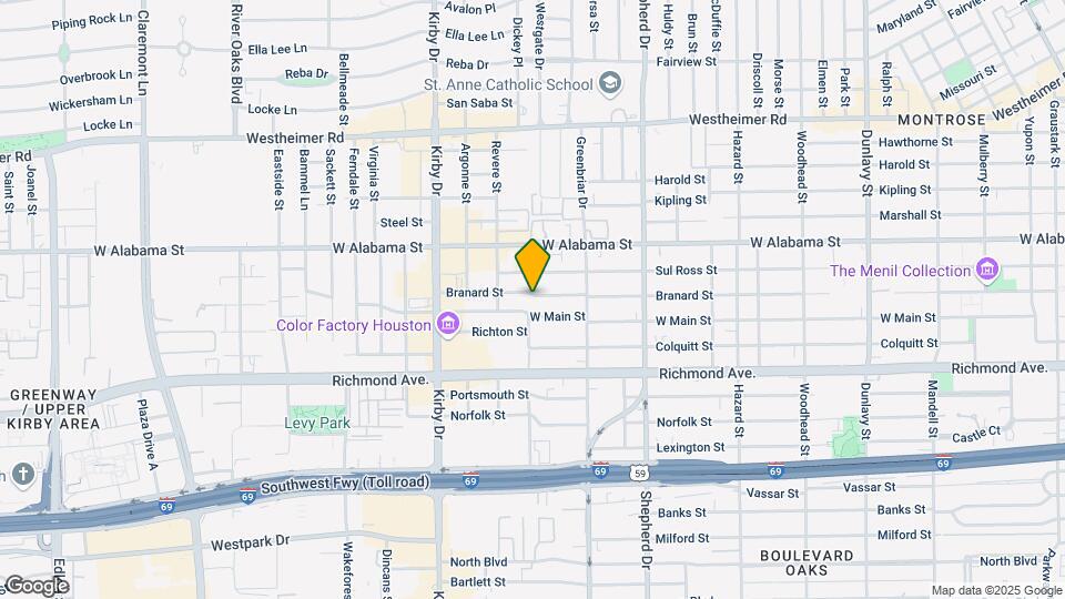 2249 Branard St Map and Location Details