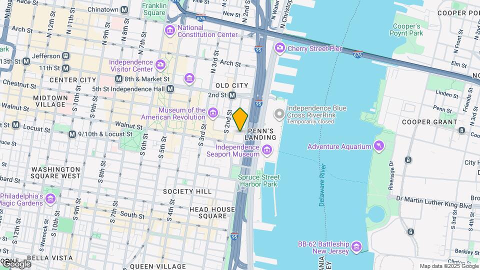 112 Sansom St Map and Location Details