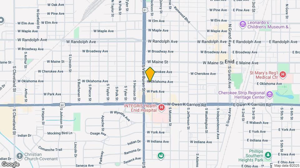 907 W Oklahoma Ave Map and Location Details