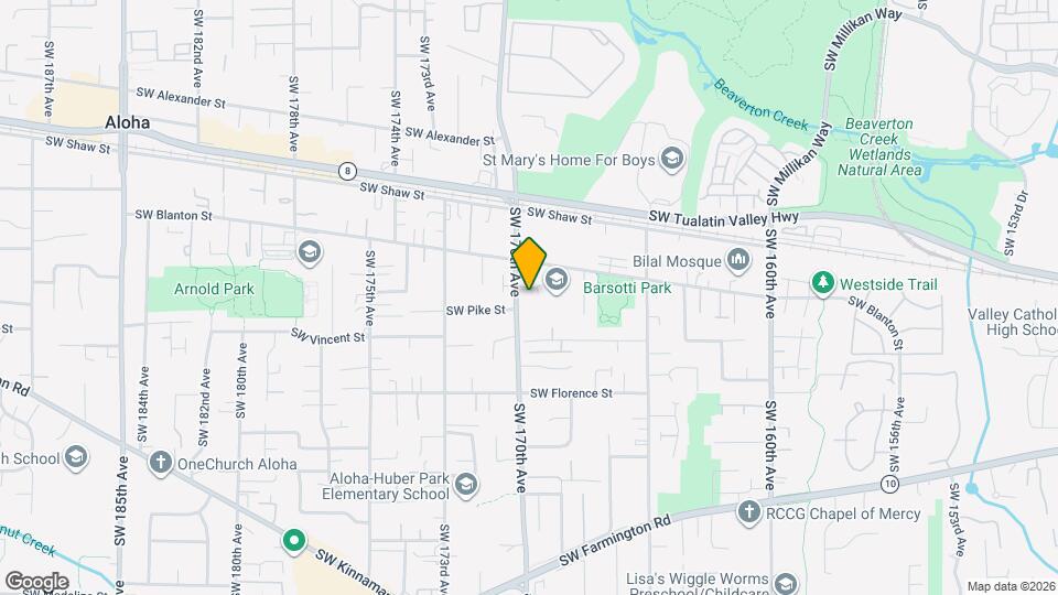 4190 SW 170th Ave Map and Location Details