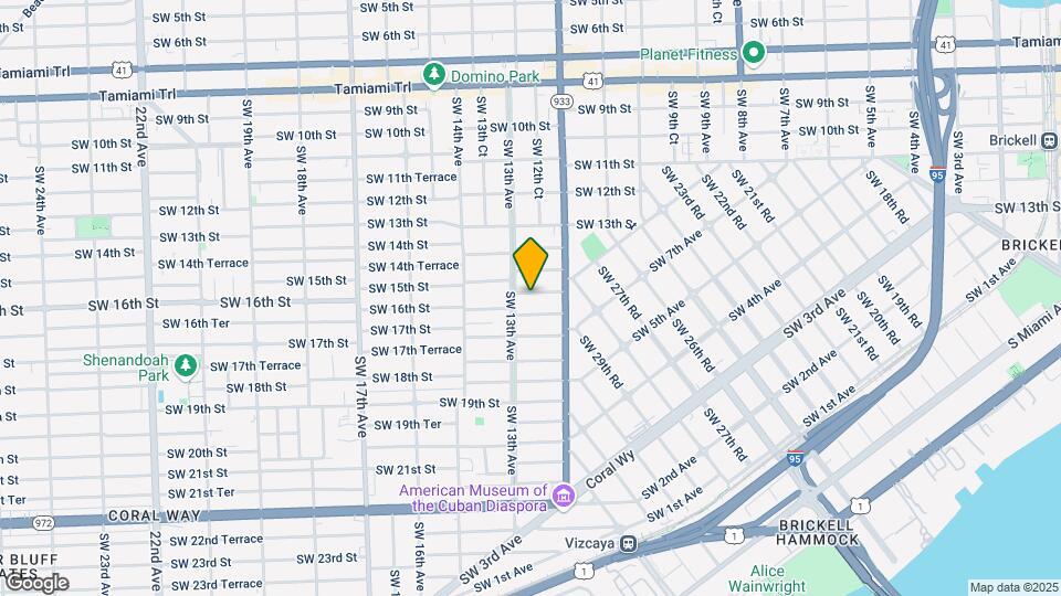 1262 SW 15th Ter Mapa y Detalles de la Ubicación