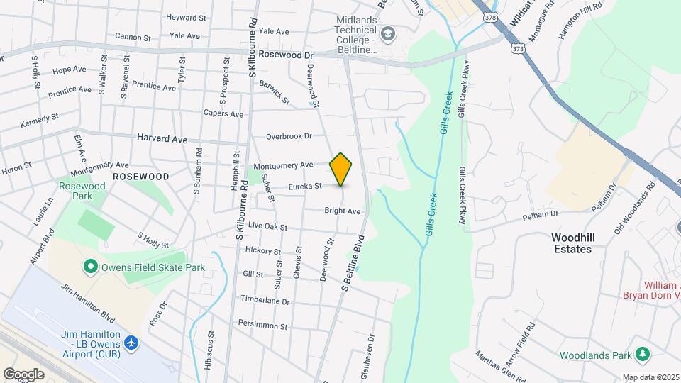 721 Deerwood St Map and Location Details