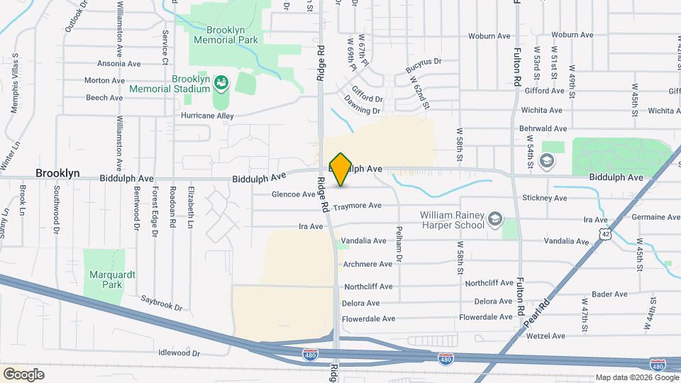 6825 Glencoe Ave Map and Location Details