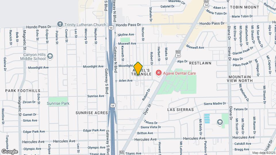 4513 Arlen Ave Map and Location Details