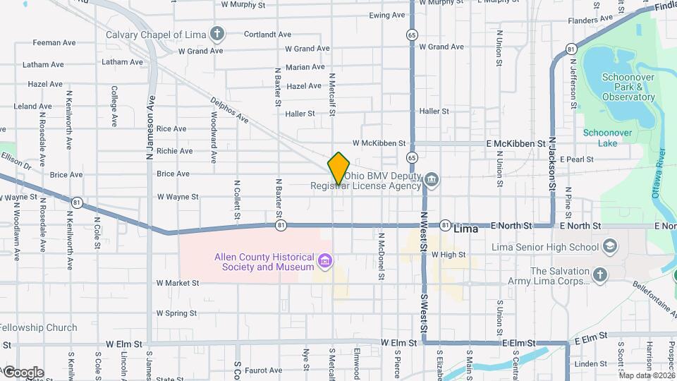 618-620 W Wayne St Map and Location Details