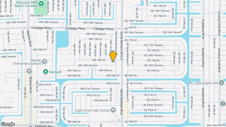 25 SW 19th Terrace Mapa y Detalles de la Ubicación