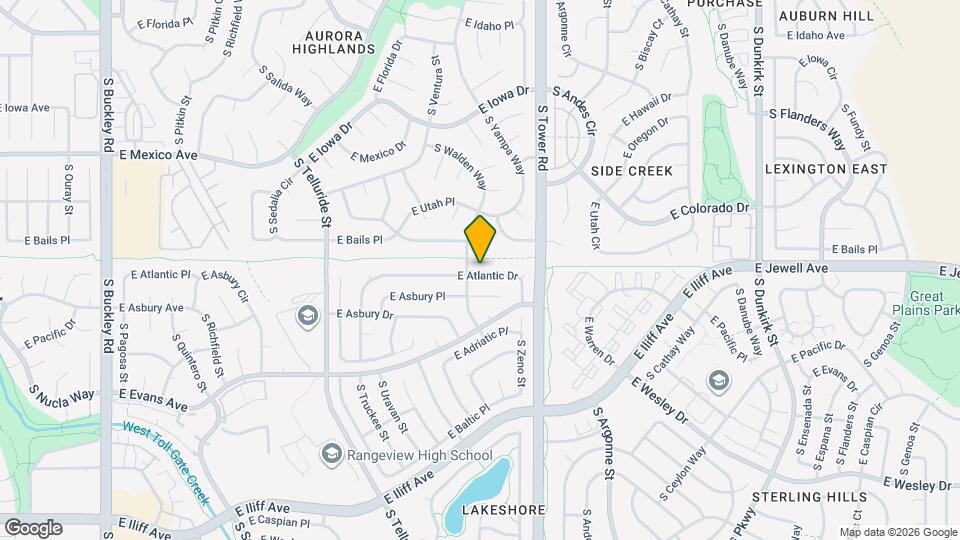 18237 E Atlantic Dr Map and Location Details