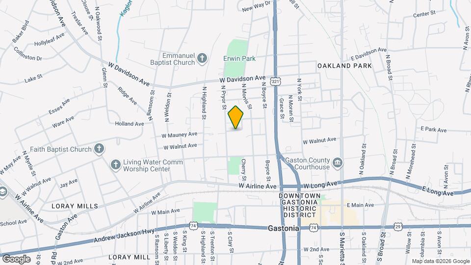 617 W Granite Ave Map and Location Details
