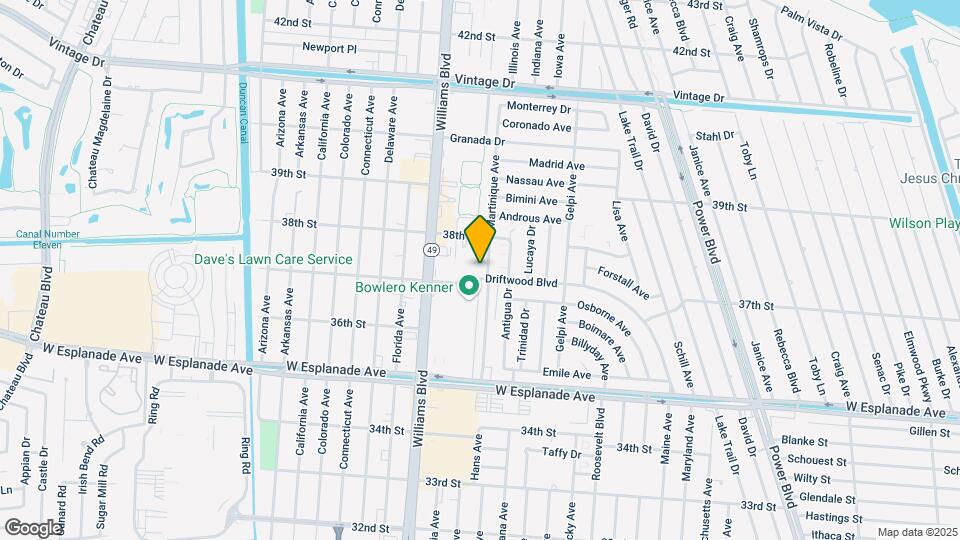 3709 Martinique Ave Mapa y Detalles de la Ubicación