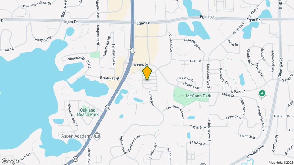 7612 Parkridge Ln Mapa y Detalles de la Ubicación