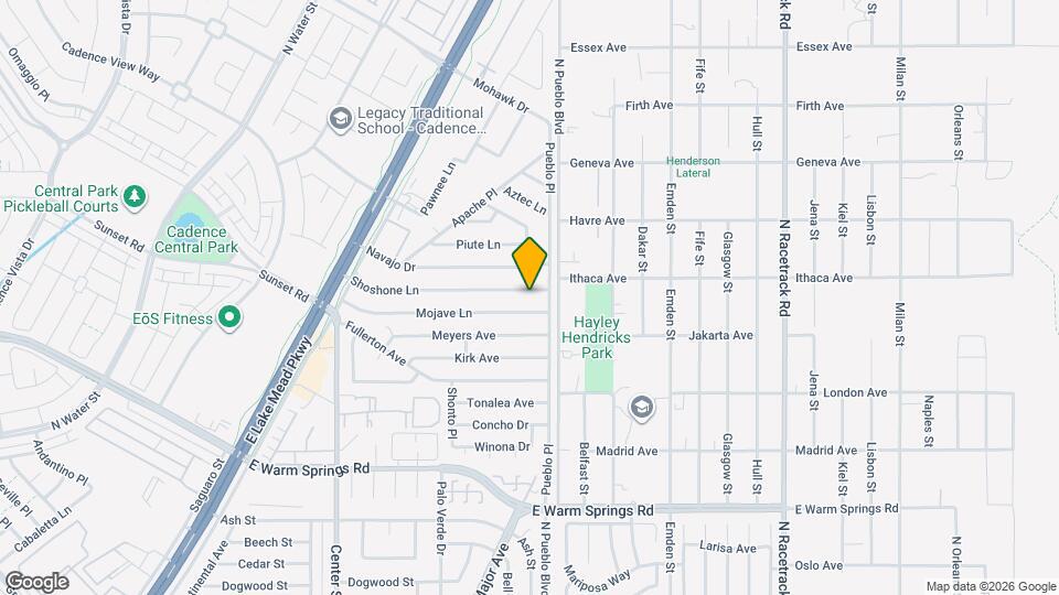 254 Shoshone Ln Map and Location Details